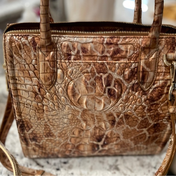 Brahmin Small Caroline Camel Sarfi  melbourne - Picture 2 of 11